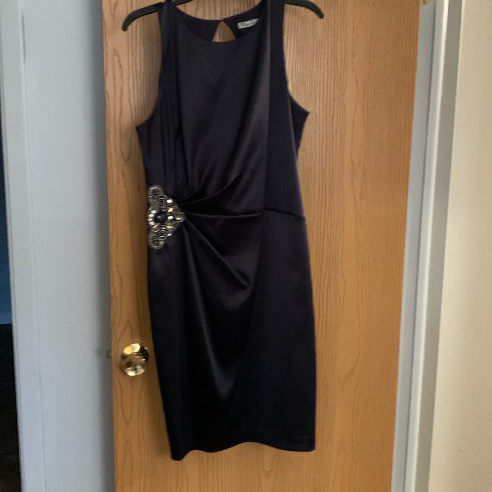 Cocktail dress deep purple